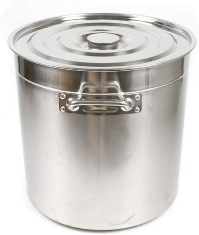 Soepketel RVS - Stoofpan Grote - Grote Maaltijden Koken - Houdt Warmte Vast - 35 Liter - Zilver