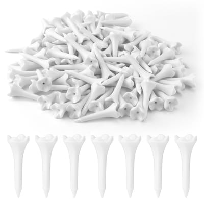 JHUBERS- Golftees 100 Stuks - Hoge Zichtbaarheid - Oefentraining - Golf Accessoires - ABS Materiaal - Duurzaam en Herbruikbaar - Golfaccessoires
