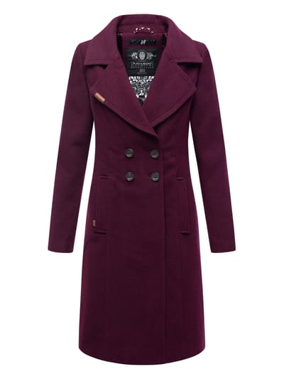Navahoo Dames Trenchcoat Wooly – Premium Wintermantel met Elegante Pasvorm