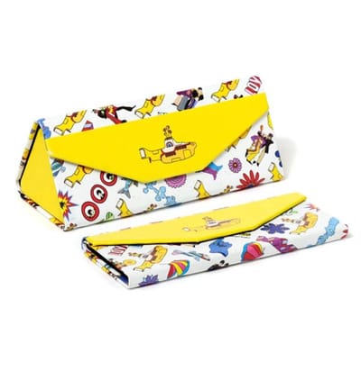 The Beatles Yellow Submarine Vouwbare Brillenkoker Geel