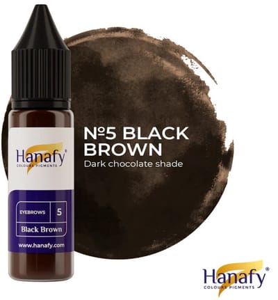Hanafy Eyebrow Pigment No.5 – Black Brown