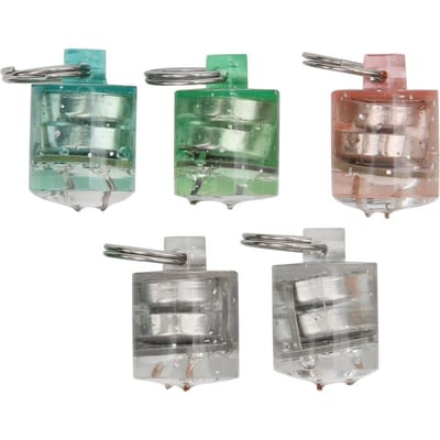 5 stuks LED Onderwater Vislicht Nachtlamp Lokmiddel Lokkers Aas Gereedschap Accessoires gray