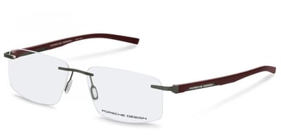 Porsche Design P8748 Dark grey, red 58/15/145 MAN Brilmonturen