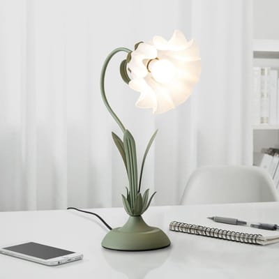 Thuys – Bureaulamp Kinderkamer – Tafellamp – Voor Jongens En Meisjes – 15cm x 15cm x 50cm – Groen
