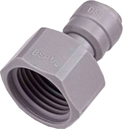 Adapter 1/2" Schroefbare 3/8" Plug