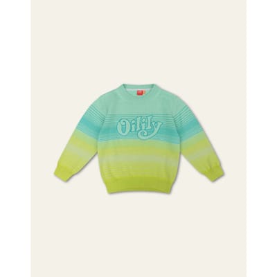 Oilily Kras Trui- maat104/4yr Blauw indigo light