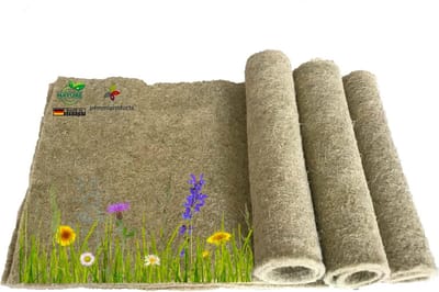 Knaagdierbodembedekking Hennepmatten 3 x 115x50cm - 100% Biologisch en Composteerbaar