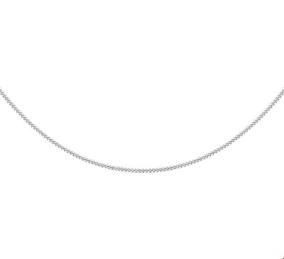 Zilver Gerhodineerde Collier gourmet 1 1329065