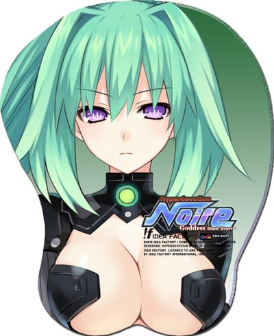 Hyperdimension Neptunia Vert Breast Mouse Pad