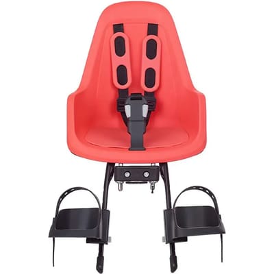 Bobike One Mini voorzitje - Fierce Flamingo - fietsstoeltje - kinderzitje - voorzitje - fietszitje - voor fiets of e-bike