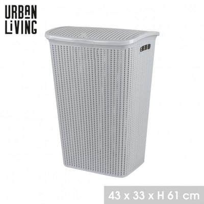 "WASMAND MET DEKSEL "PASHA" 43x33xH61CM NOMAD GREY"