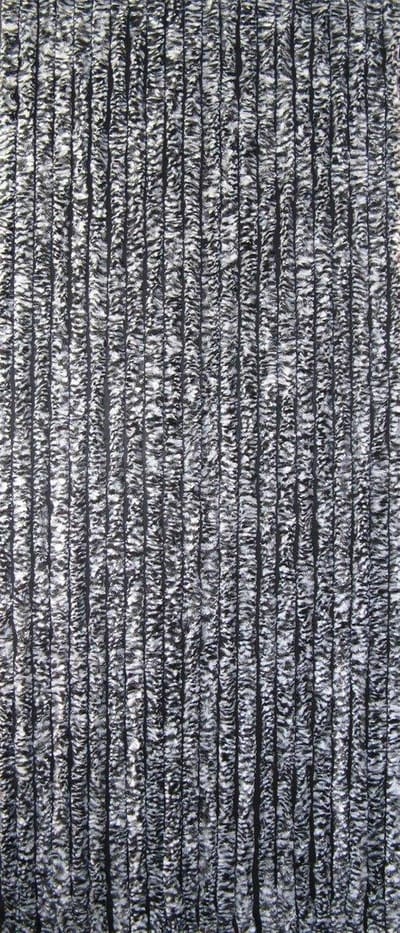 Guard'n Care Kattenstaart Vliegengordijn - Zwart/Wit - 90 x 220 cm - Lengte Aanpasbaar - Italiaans Kwaliteit