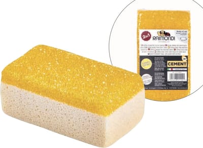 Raimondi SWEEPEX Spons met Nylonlaag – 16x12x7cm – 2 Stuks – Professionele Tegelspons voor Intensief Schoonmaakwerk