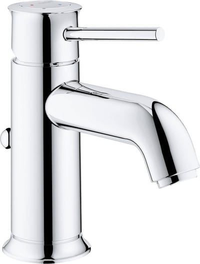 Grohe QuickFix Start Classic wastafelkraan met koude start en trekwaste chroom