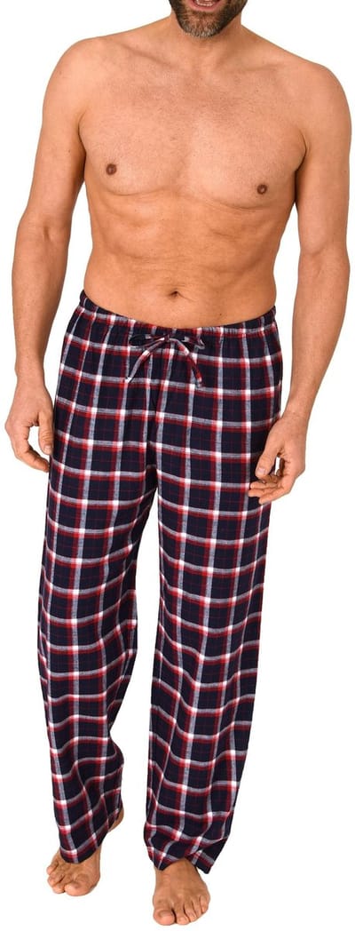 Flanellen pyjamabroek voor heren in een geweldige geruite look