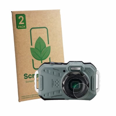 2 Stuks Screenprotector voor Ricoh Pentax WG-1000 (Lens) - Hoogwaardige Beschermfolie transparant