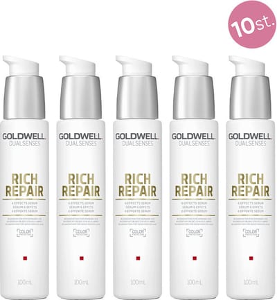 10x Goldwell Dualsenses Rich Repair 6 Effects Serum 100ml