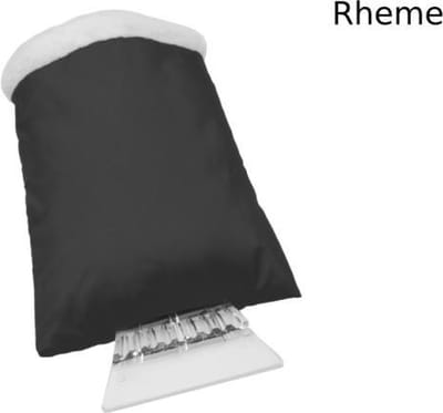 IJskrabber met Handschoen - Raamkrabber - Sneeuwkrabber - Zwart - Rheme