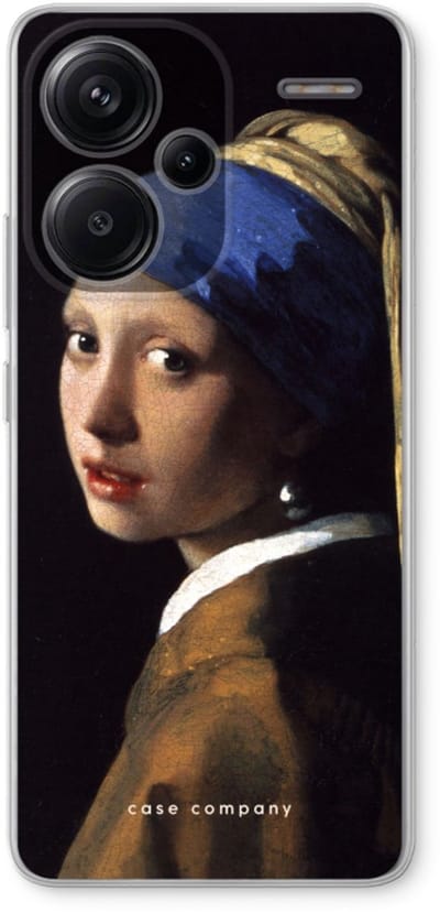 Case Company® - Hoesje geschikt voor Xiaomi Redmi Note 13 Pro plus hoesje - The Pearl Earring - Soft Cover Telefoonhoesje - Bescherming aan alle Kanten en Schermrand