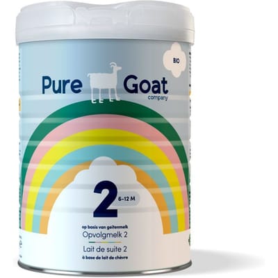 Pure Goat Opvolgmelk 2 – Bio Geitenmelk Babyvoeding – 6-12 Maanden – 800g