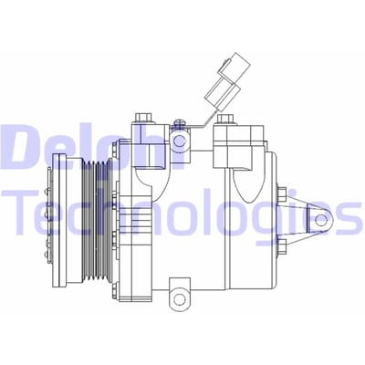 Compressor airconditioning DELPHI CS20534