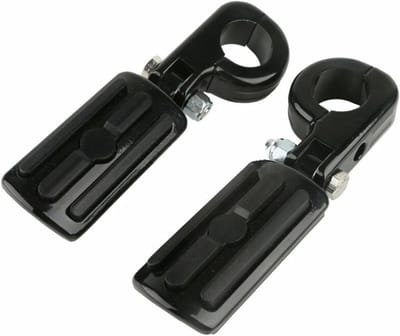 Voetsteunen Motorfiets - Motorsteunen Voet - Comfortabel Rijden - Universele Montage - 32mm - Zwart