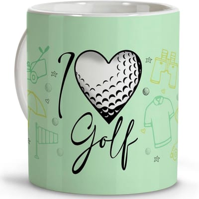 Golf accessoires en originele kopjes voor sporters - Keramische mokken 330 ml