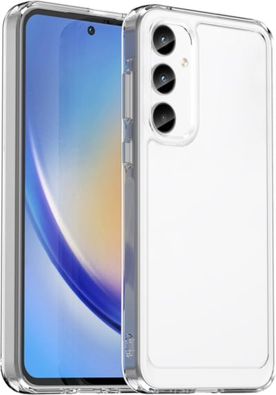 Clear TPU Bescherm-Hoes Cover Skin geschikt voor Samsung Galaxy A35 Transparant