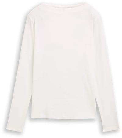 Tom Tailor - Slim fit shirt met lange mouwen - Maat XXL - Whisper White