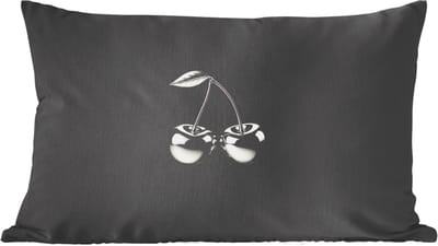Sierkussens - Kussentjes Woonkamer - 60x40 cm - Kers - Luxueus - Metallic