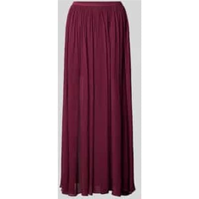 Maxirok met vloeiende chiffonlaag model 'CLEMENTINE'