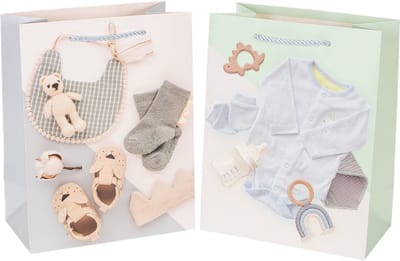 Cadeautasje voor een babyjongen - Ideaal voor kraamcadeaus - 23 cm - 2