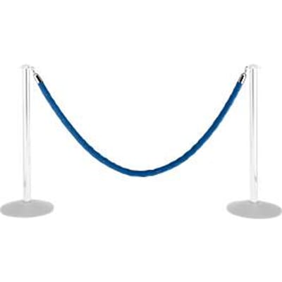Koord voor afzetpalen - 2 m - blauw