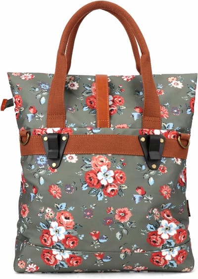 SnelShoppen - Vrouwen Fietstas Shopper Waterdichte Canvas Fietstassen voor Achterdrager Handtas voor Fietsen Reizen