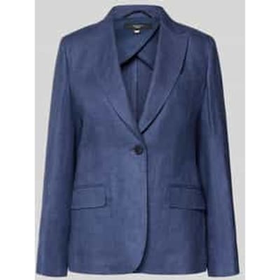 Shaped fit blazer van puur linnen model 'NALUT'