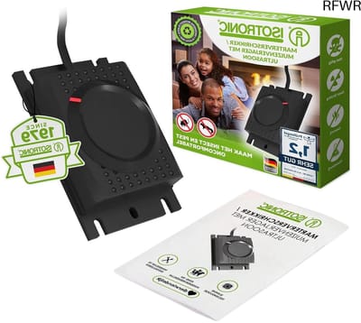 RFWR® Ultrasone Marterafweer en Muizenverjager voor Auto, Zolder en Kelder - Effectieve Dierpreventie