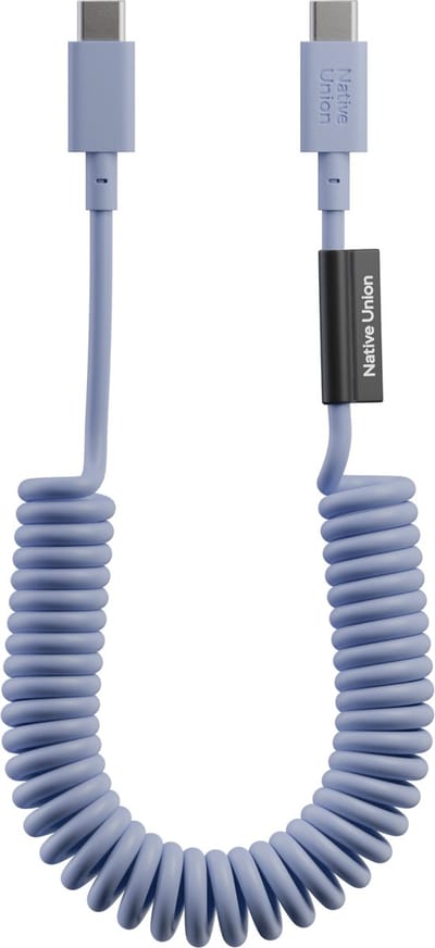 Native Union Pop Cable - Azur - USB-C naar USB-C - 1.2M - 60W