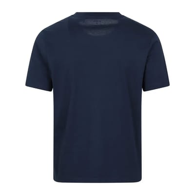 Mountain Warehouse Heren Surfer Biokatoenen T-shirt (Marineblauw)