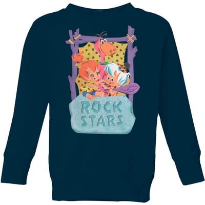 The Flintstones Rock Stars Kids' Sweatshirt - Navy - 98/104 (3-4 jaar)