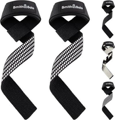Fitness Griphulp - Sport Accessoires - Krachttraining Verbeteren - Verbeterde Greep Stabiliteit - 58.5 cm Lengte - Zwart Wit
