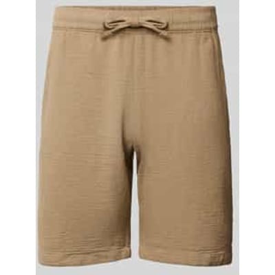 Shorts met elastische band en tunnelkoord