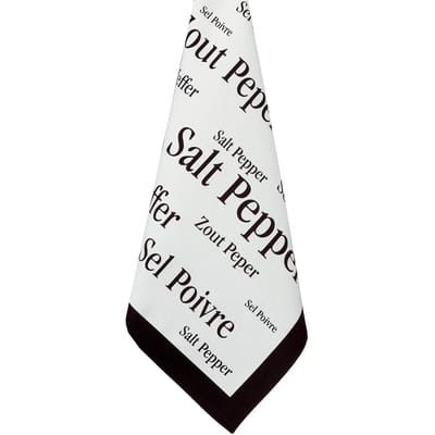 Theedoek - peper &amp; zout print Winkler