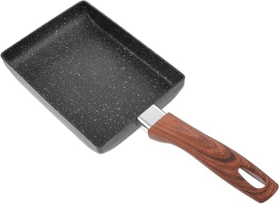 Koekenpan Ontbijt - Vierkante pan - Eieren bakken - Antiaanbaklaag - 35.5 cm - Diverse kleuren