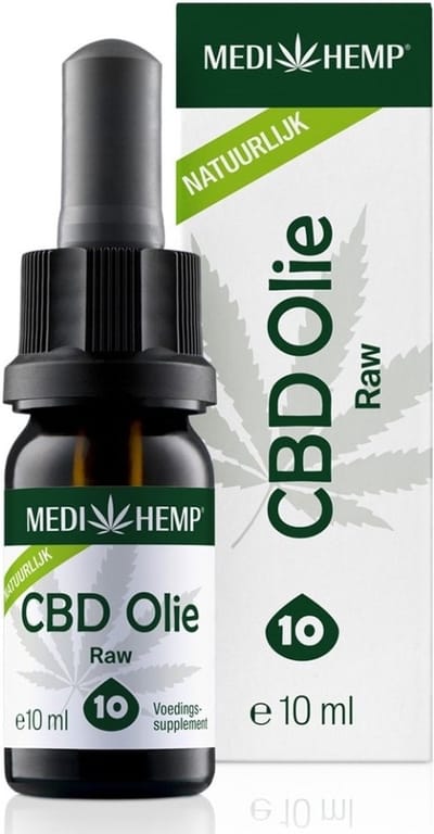 Wedihemp - CBD Olie Raw 10% 10ml (Medihemp) - THC olie - wietolie