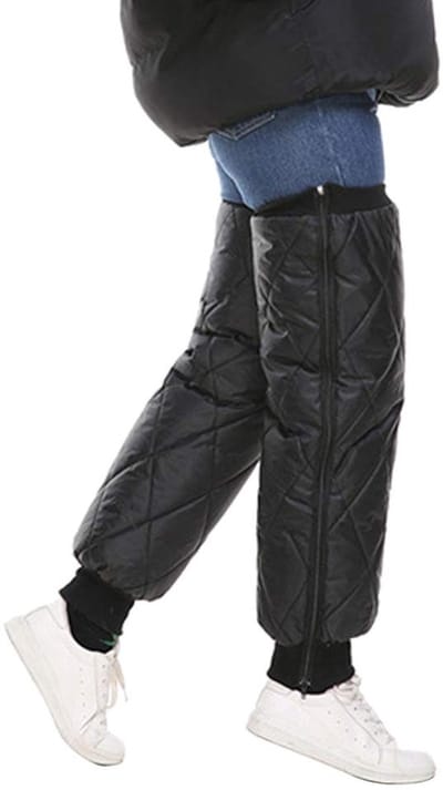 Dailygoods- Kniewarmer Winddicht - Kniebeschermers Heren - Winterleggings - Outdoor Sport - PVC/Katoen - 1 Paar Warm.