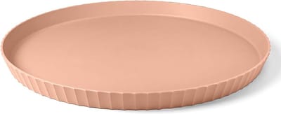 Serveerschaal - Dienblad - Atena - Kunststof - ø 40 x H 3 cm - koraal roze