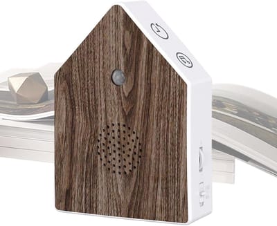 Witte Ruismachine - Ontspannende Luidspreker - Slaap Verbeteren - Bewegingssensor - 16 x 14 x 1 cm - Wit