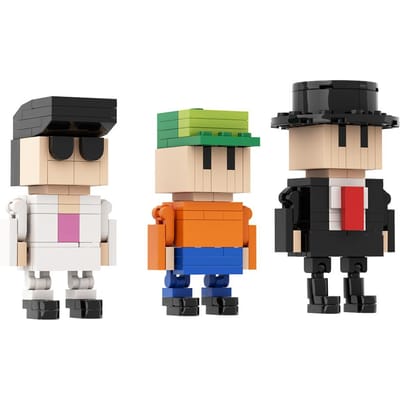 Gobricks MOC Stumble Guys Spel Actiefiguren Bouwsteen Set Gericht op Leren Speelgoed Ideaal Voor Kinderverjaardagscadeau
