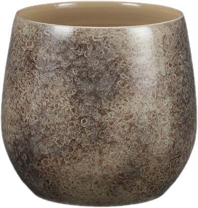 Mica Decorations Plantenpot/bloempot - Terracotta - natuur bruin shadow - D24 en H22 cm