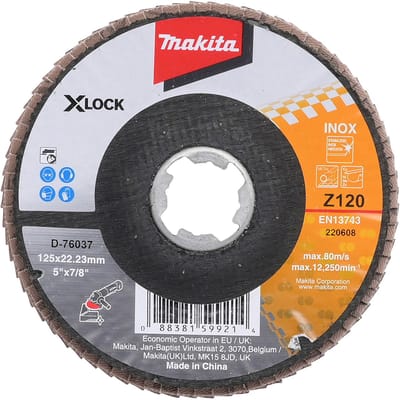 Makita D-76037 Lamellenschuurschijf Z120 X-LOCK | 125 mm